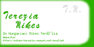 terezia mikes business card